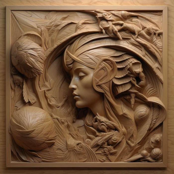 نموذج ثلاثي الأبعاد لآلة CNC 3D Art 